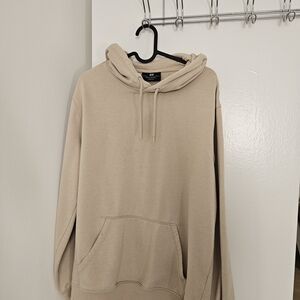 Men's Beige Hoodie Sweater